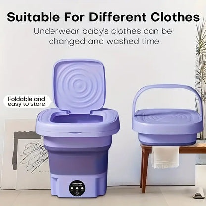 BELLUREA™ - Machine à laver portable propre 8 L – Pour les appartements, dortoirs, le camping et les voyages