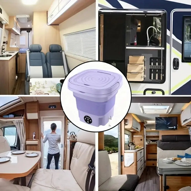 BELLUREA™ - Machine à laver portable propre 8 L – Pour les appartements, dortoirs, le camping et les voyages