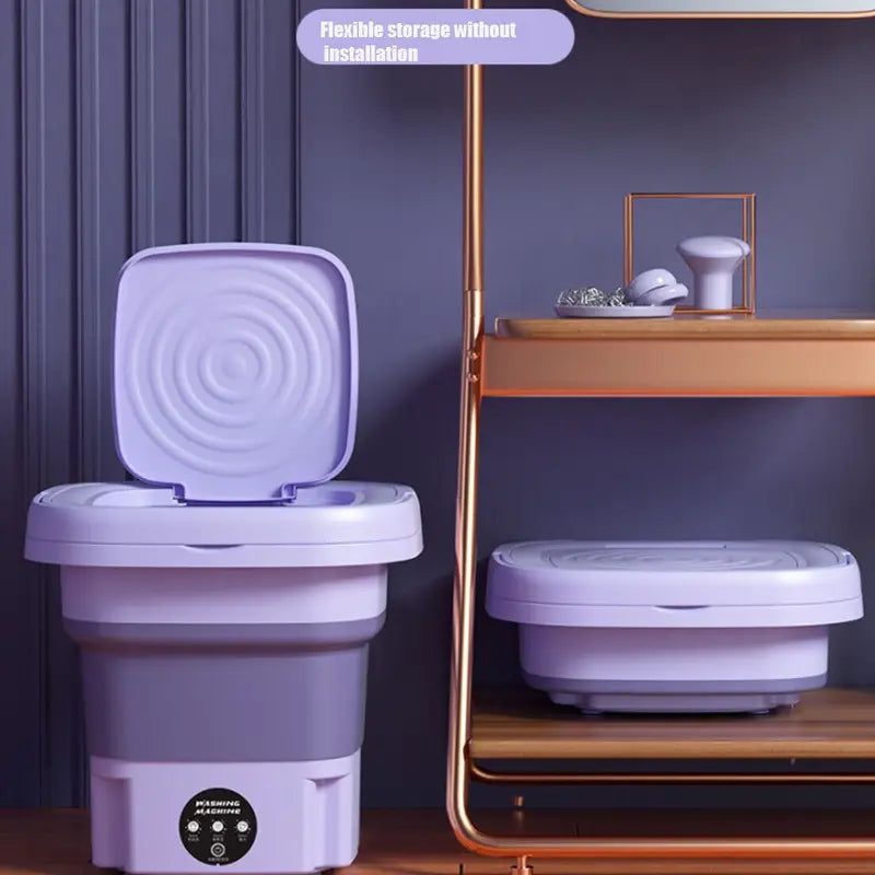 BELLUREA™ - Machine à laver portable propre 8 L – Pour les appartements, dortoirs, le camping et les voyages